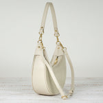 Suede leather handbag