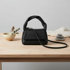Leather tote bag for work office use