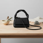 Leather tote bag for work office use