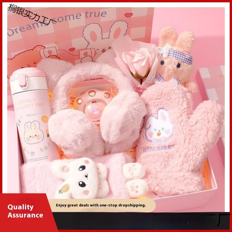 cute pink gift box for girls