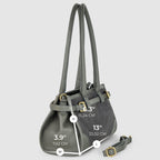 handmade Italian suede tote bag luxury craftsmanship