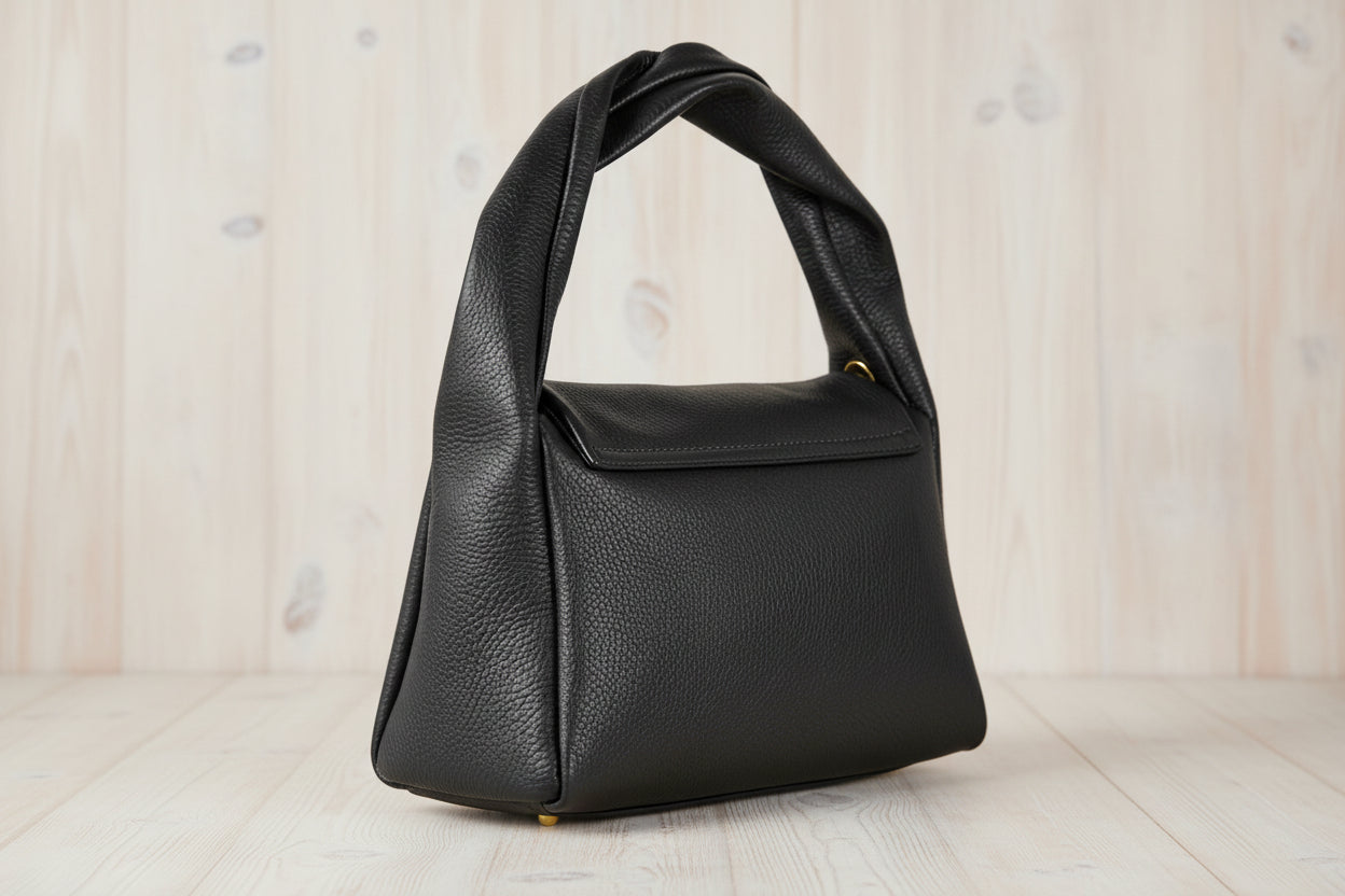 Handmade leather bag artisan crafted
