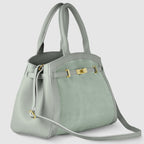 high quality suede handbag made in Italy luxury feel