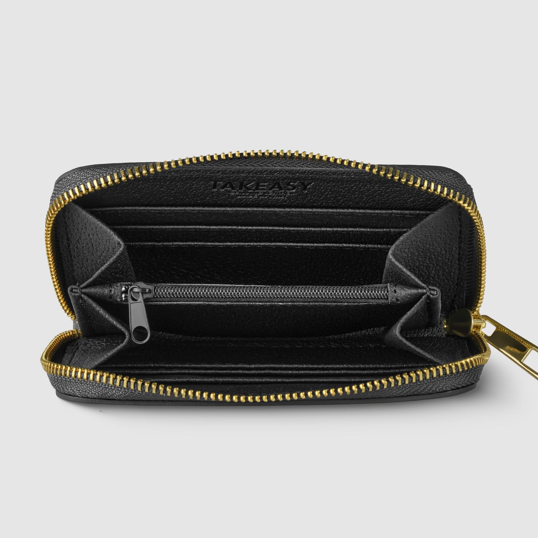 Black high quality leather wallet women