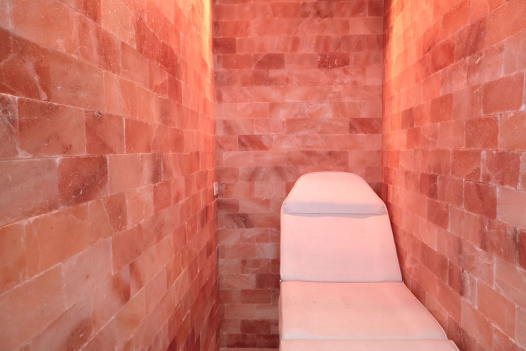 Himalayan Salt Sauna Bricks 4"x8"x2" – 72 Bricks | 16 Sq Ft Wall Coverage