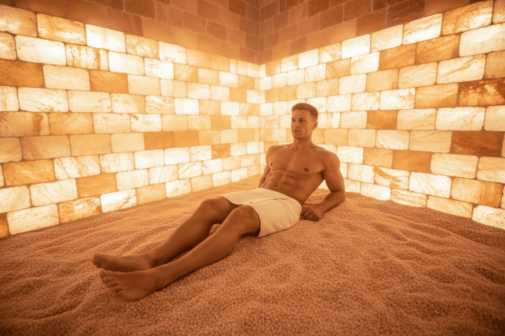Himalayan Salt Sauna Bricks – 144 Pack | 8"x4"x2" | Covers 32 Sq Ft