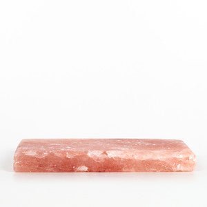 Himalayan Salt Brick 8" x 12" x 2" – Natural Pink Rock Salt Tile for Salt Caves, Sauna Walls & Spa Rooms