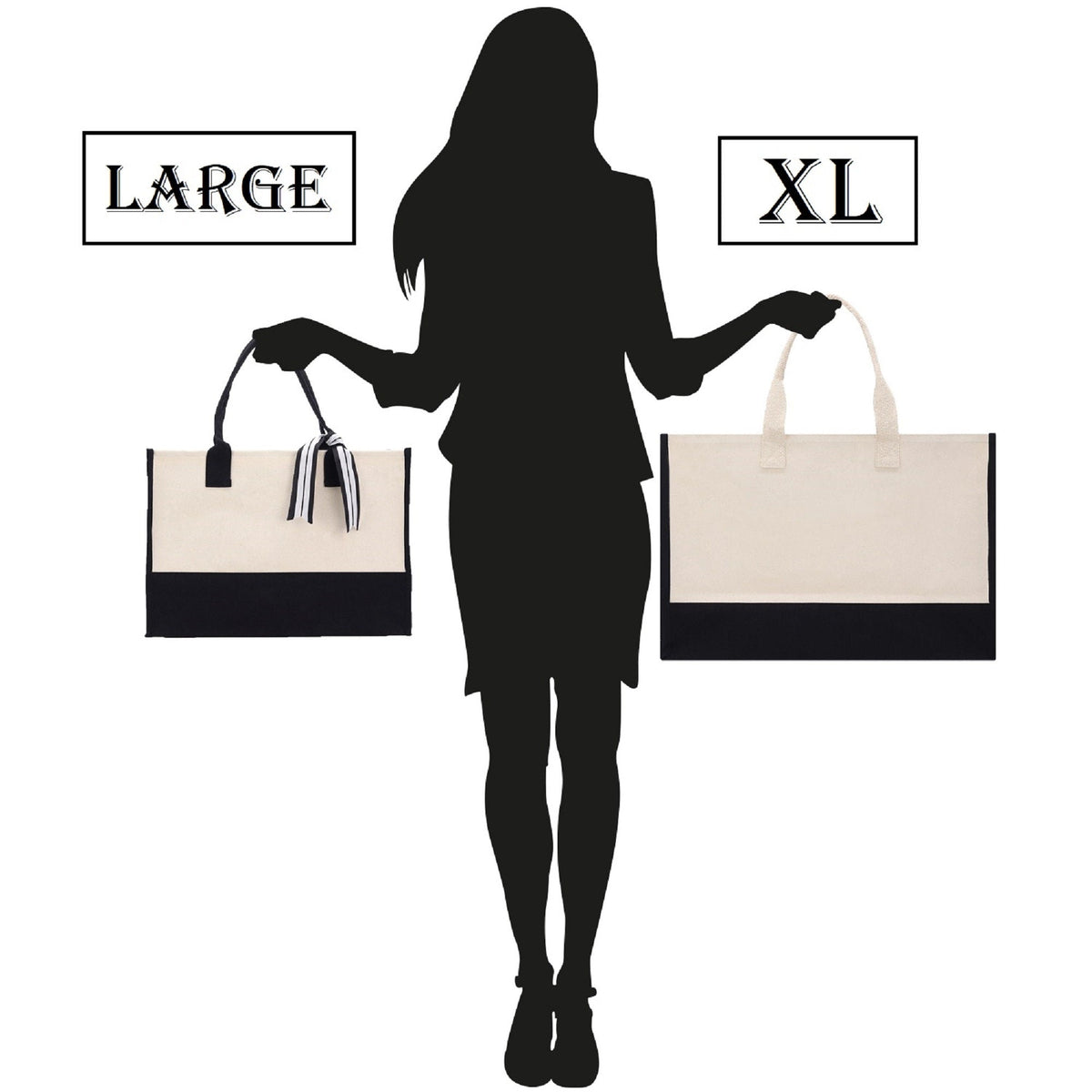 Custom Logo Cotton Canvas & Jute Tote Bags