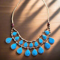 Ethnic Teardrop Afghani Custom Necklace Wholesale Kuchi Deal