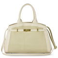 Italian leather shoulder bag in soft suede finish