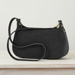 Buy knotted handle suede bag