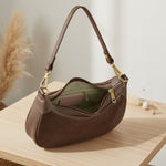 knotted suede shoulder purse for Sale
