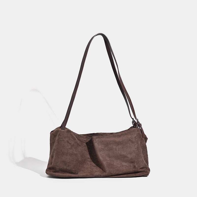 soft matte hobo shoulder bag