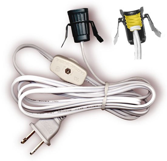 Electrical cord with various connectors for Himalayan Salt Lamps