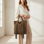 Premium leather bag luxury finish