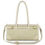 luxury suede handbag made in Italy premium design