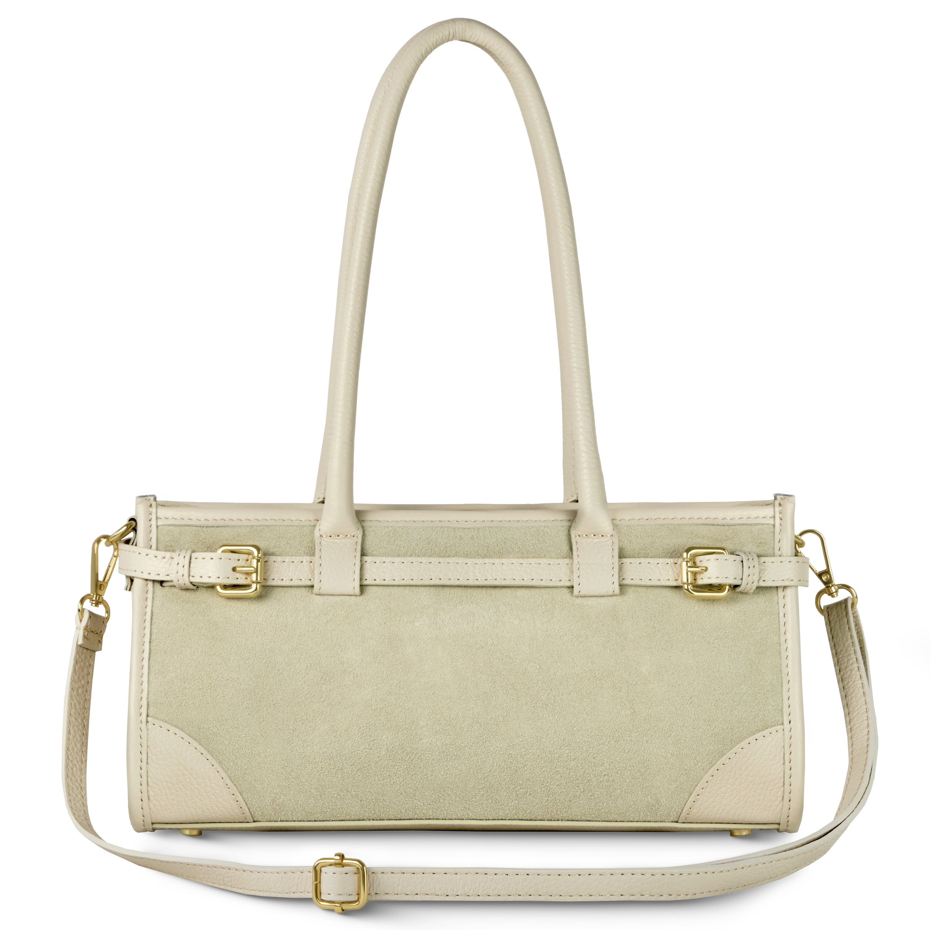 luxury suede handbag made in Italy premium design
