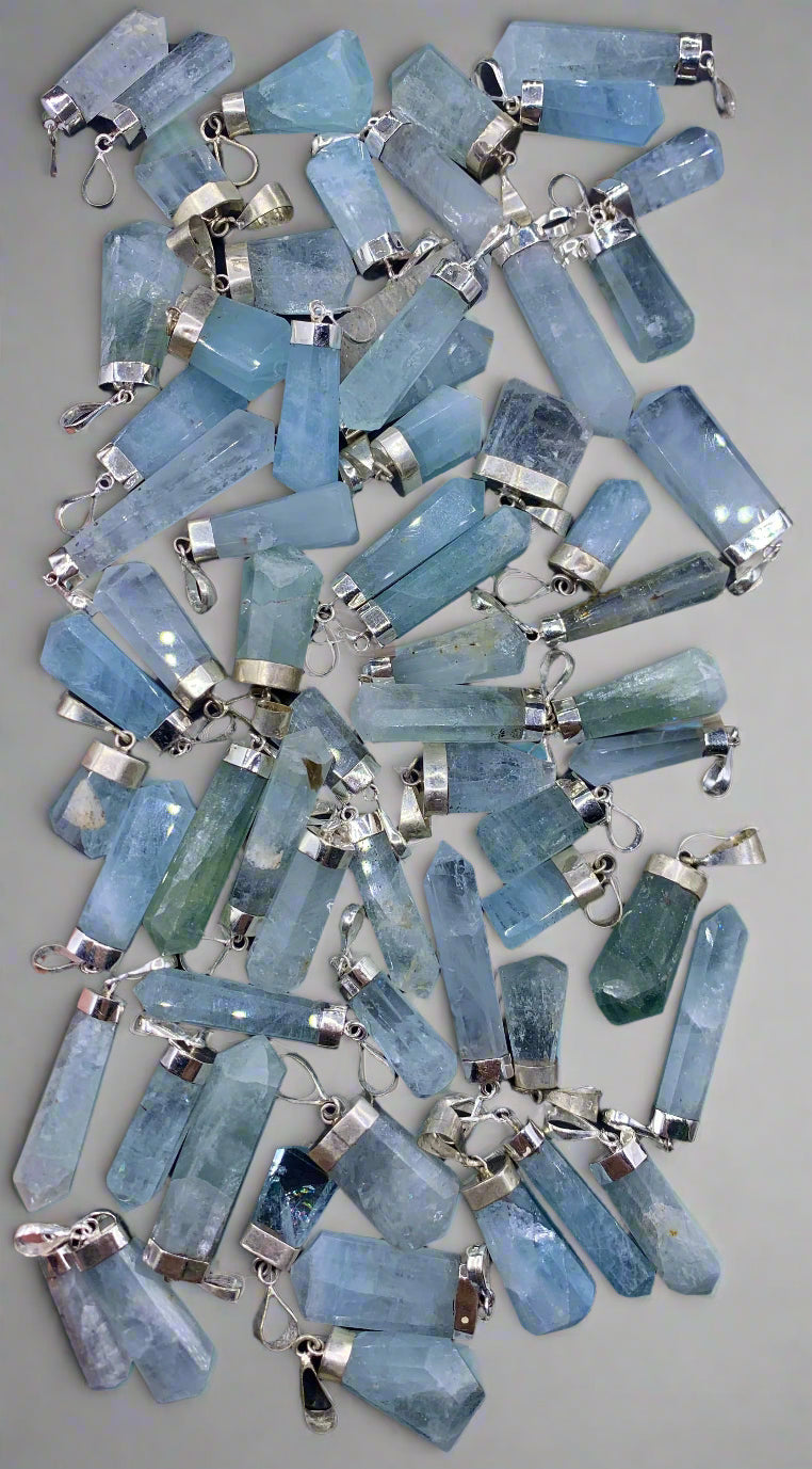 march birthstone pendant
