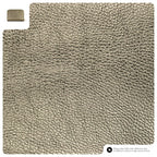 Metallic Leather Zip Wallet for Women – Italian Calf Leather, 6 Card Slots & Coin Pocket