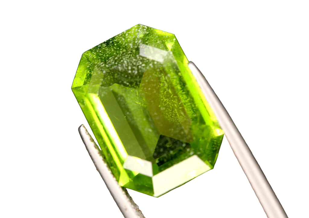 Green Loose Peridot Gem for Ring