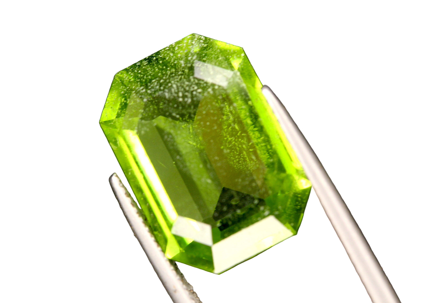 Green Loose Peridot Gem for Ring