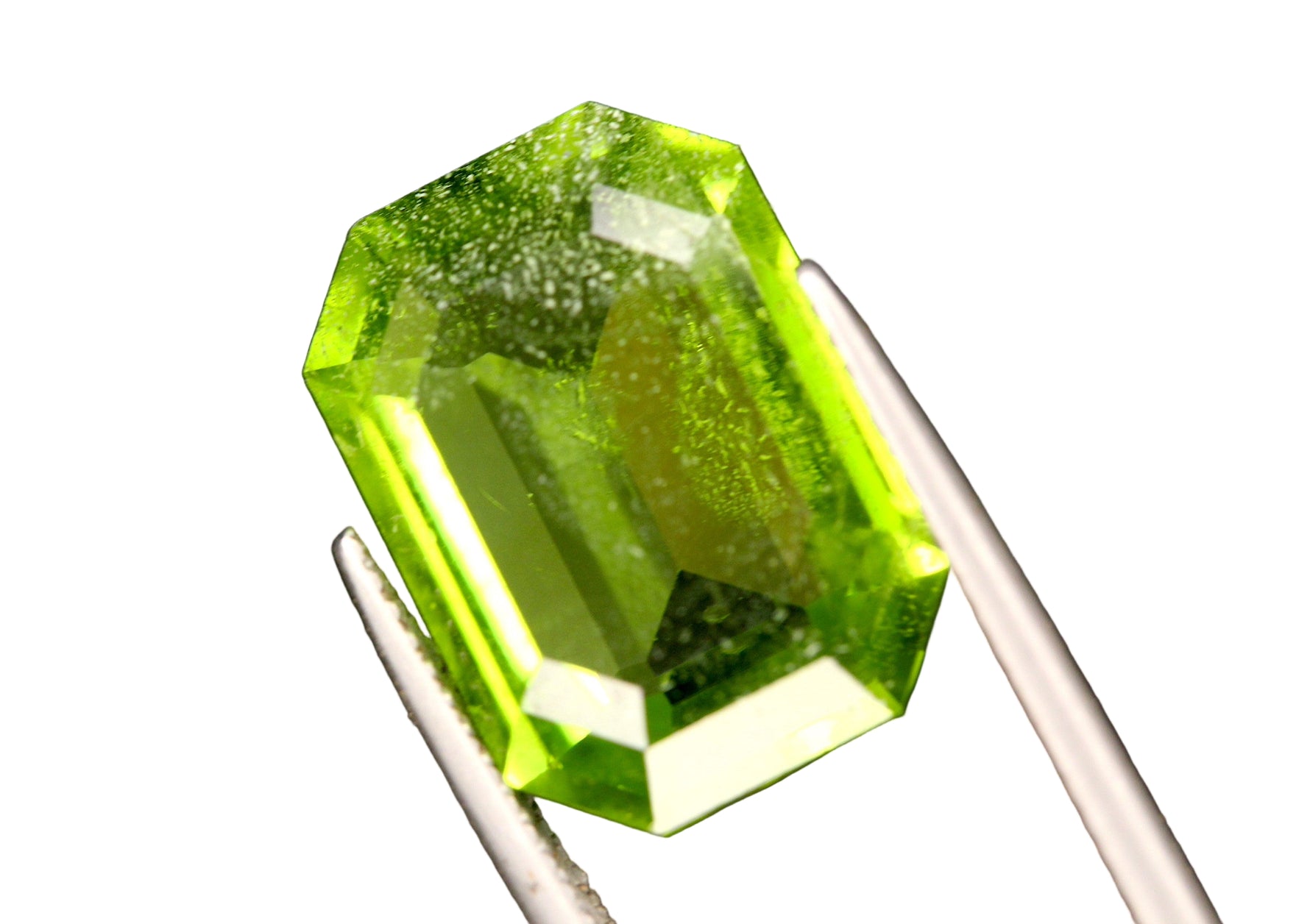 Green Loose Peridot Gem for Ring