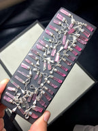 Pink Raw Tourmaline Crystal Healing Pendants Bulk Deal