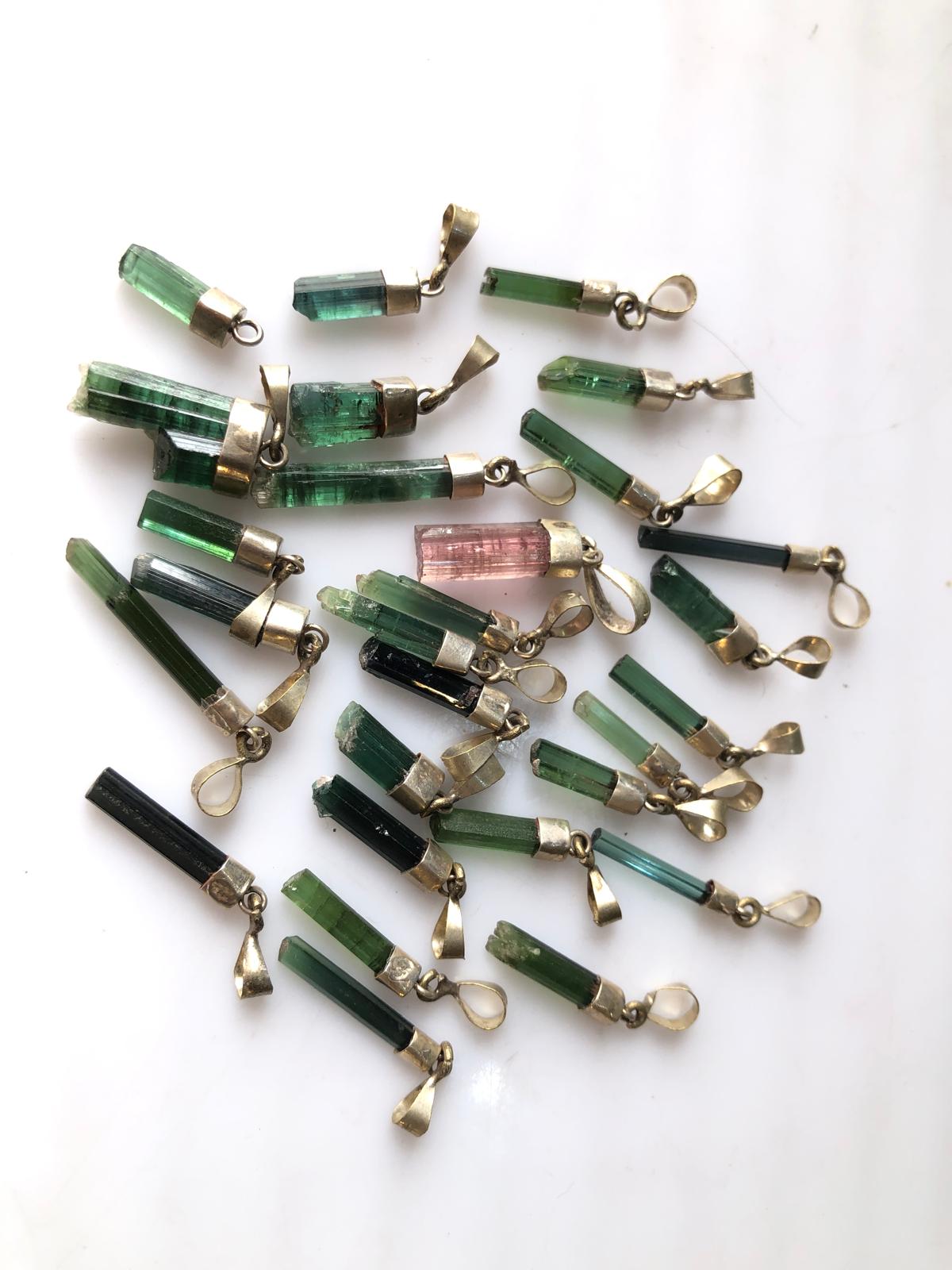 green tourmaline jewelry
