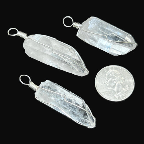 quartz crystal necklace 