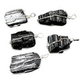 raw tourmaline pendants