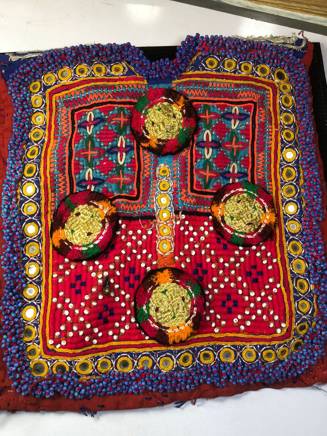 Vintage Kuchi Tribal Patch | Afghani Nomad Dress Patch