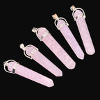 Set of pink crystal Rose Quartz