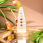 reiki seven crystal healing lamp for energy healing

