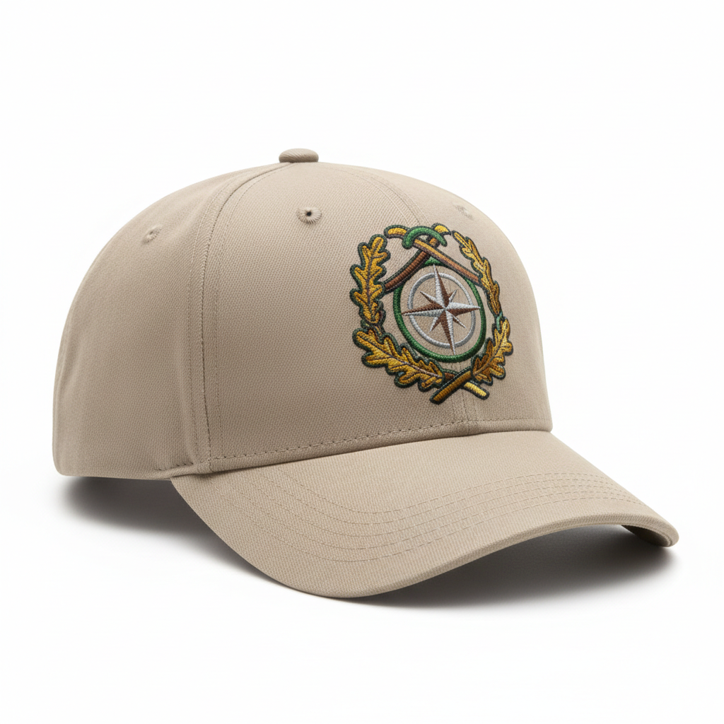 show a service for Custom Hats / Caps with Logo - no text only cap with showing Logo 