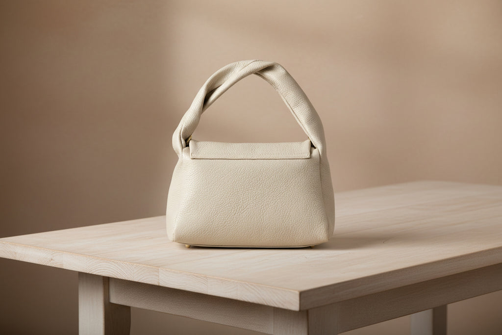 	Soft leather hobo bag genuine handcrafted