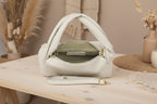 Soft suede handbag comfortable daily use