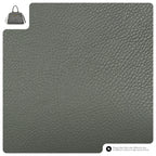 Italian Leather Top Handle Bag – Genuine Suede & Calf Leather Structured Purse