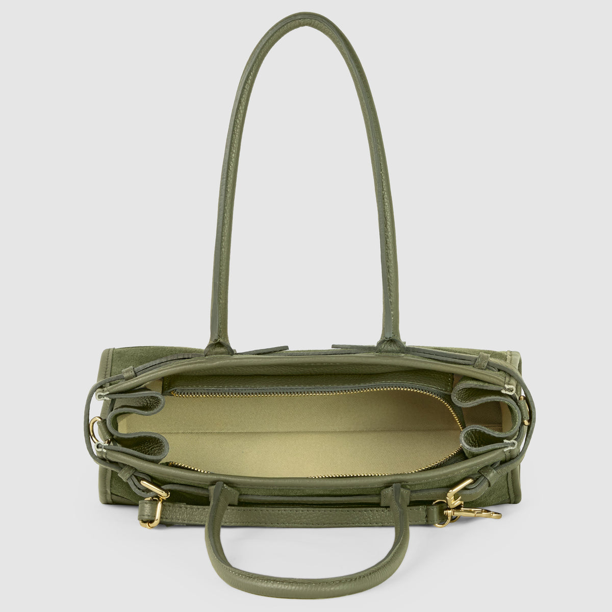 suede leather shopper tote women spacious and stylish