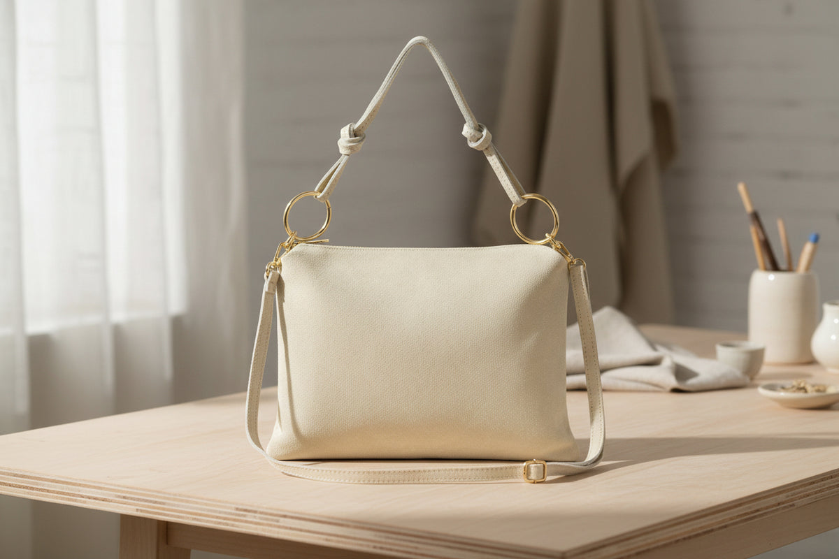 Folkmarket selling leather bags