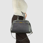 suede leather tote bag for women soft genuine Italian leather
