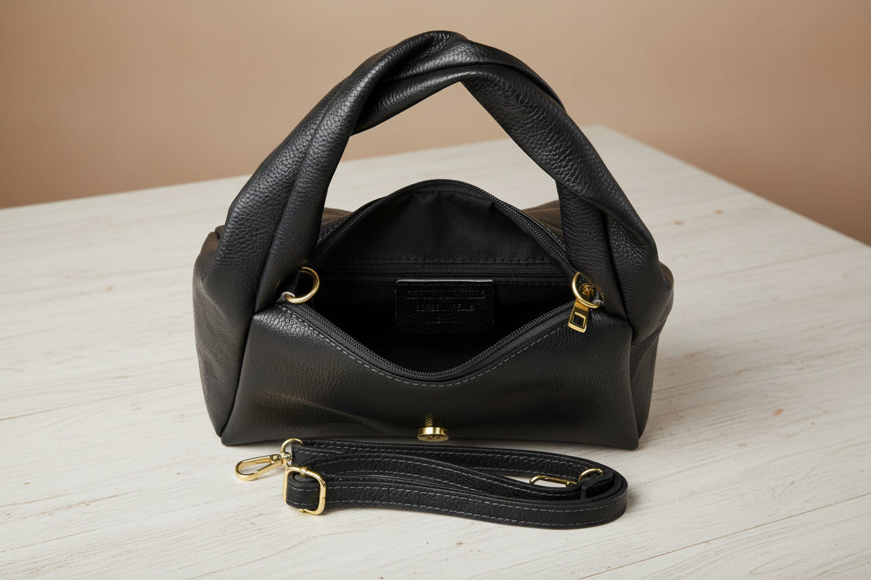 Large suede tote bag premium feel