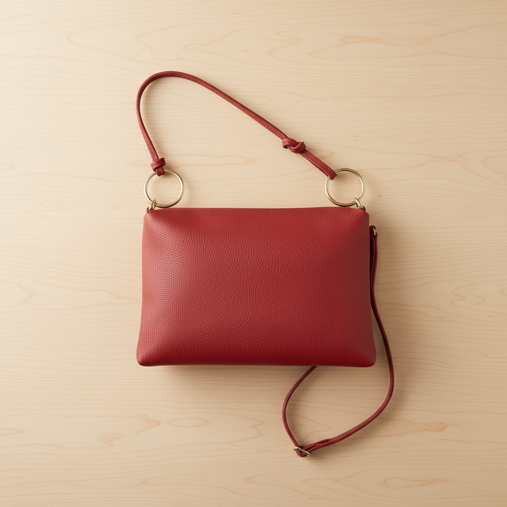 suede bag knotted handle