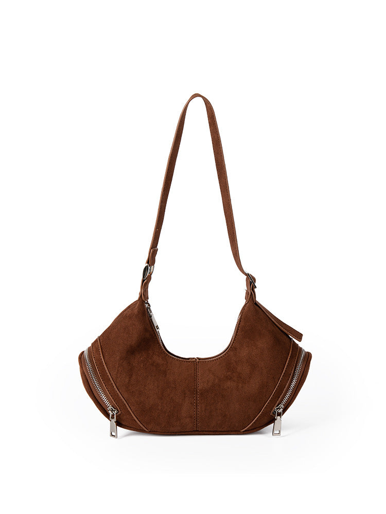vintage slouch shoulder handbag women