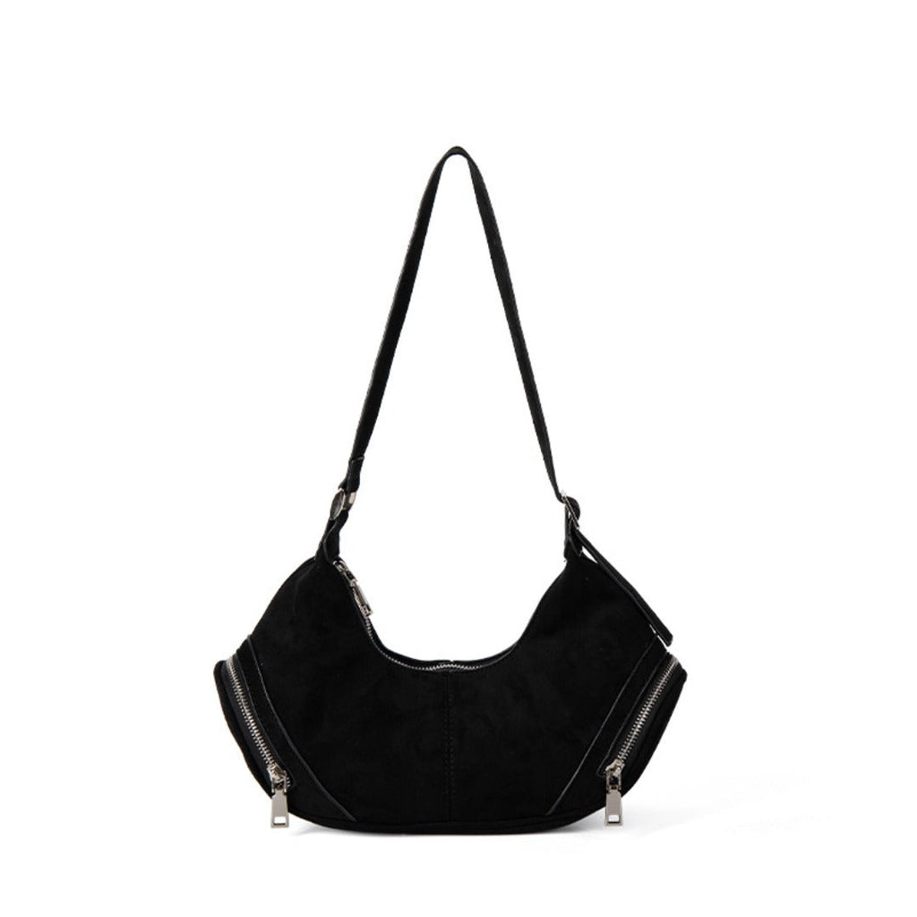 large suede slouchy bag for women