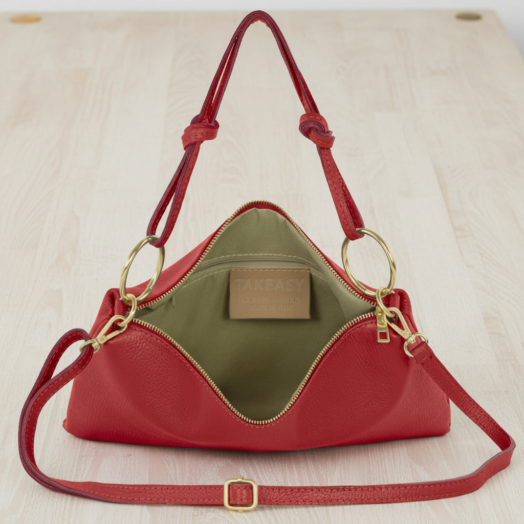 suede leather crossbody strap Handbag