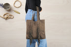 Explore suede leather handbags for women