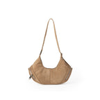 large capacity suede hobo bag