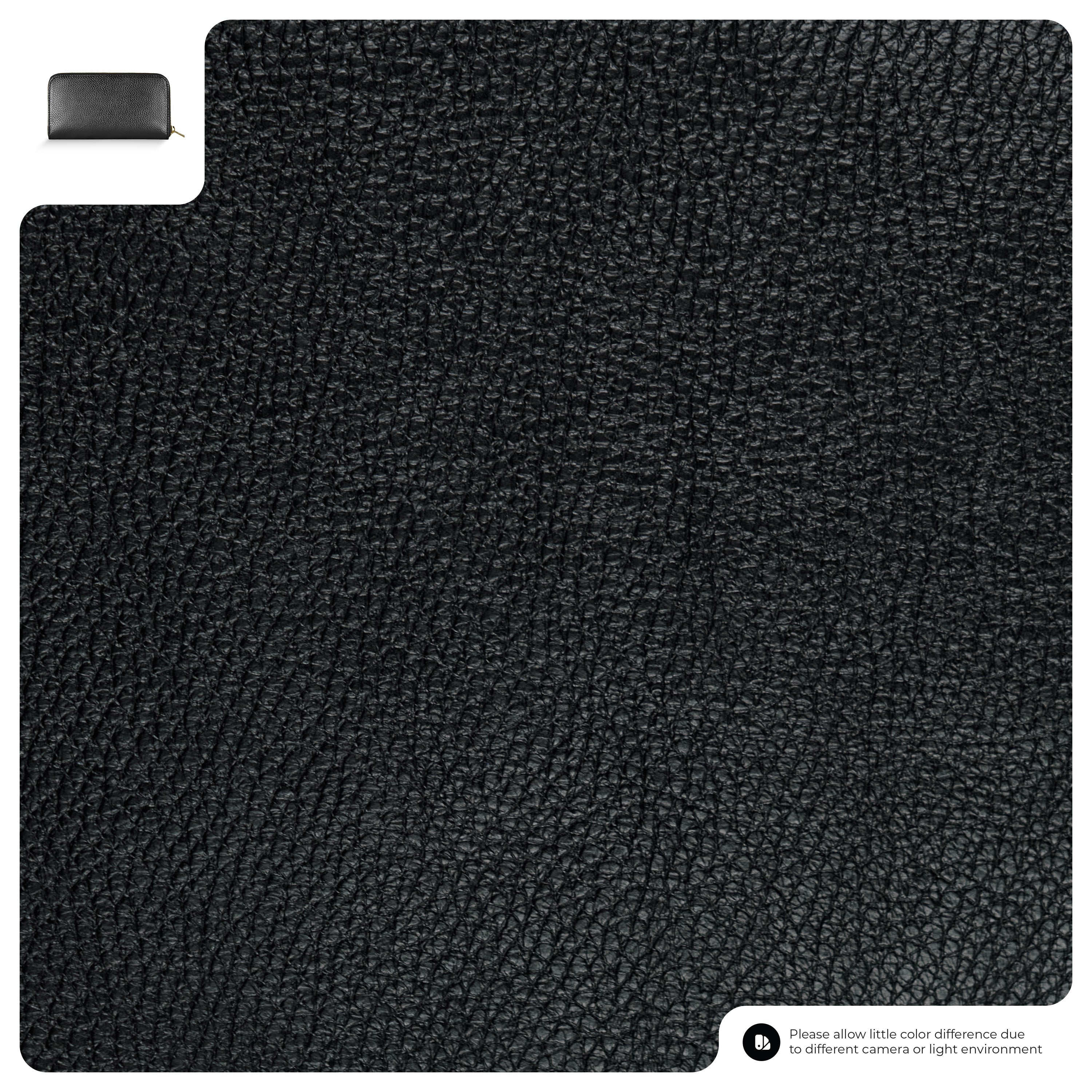 Italian Metallic Calf Leather Zip Wallet | 18 Card Slots | Handmade in Italy