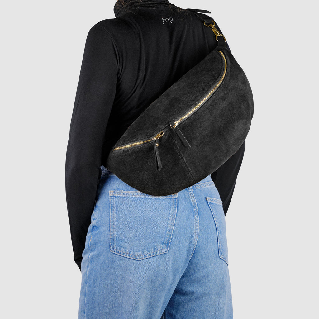 Italian Genuine Suede Crossbody Bag | Handcrafted Leather Purse