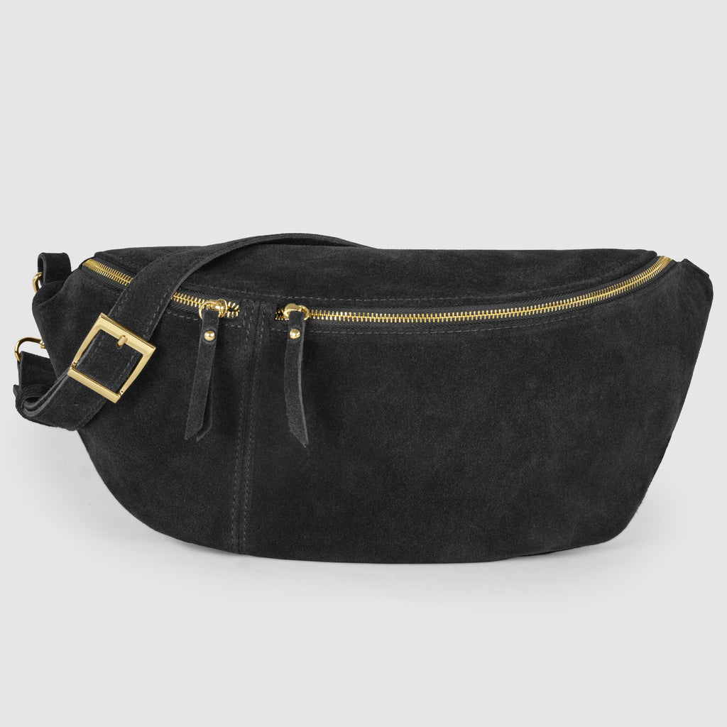 Italian Genuine Suede Crossbody Bag | Handcrafted Leather Purse